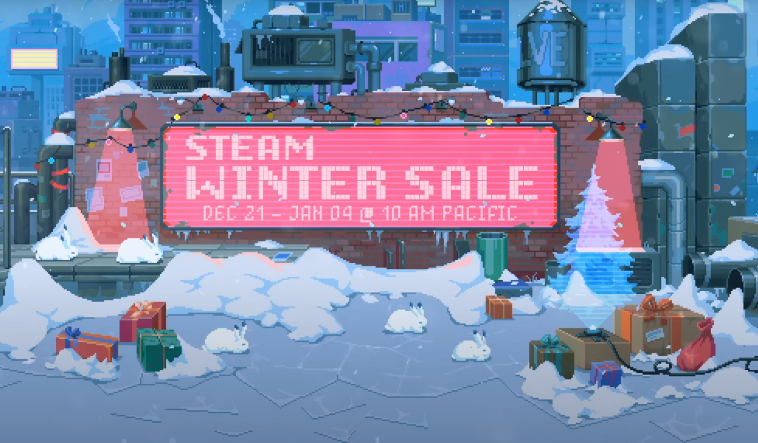 Steam Winter Sale start date December 21st thru Jan 4th